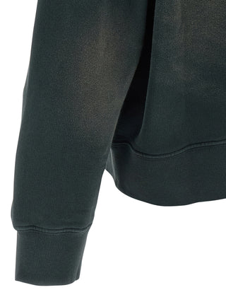 Black Cotton Sweatshirt