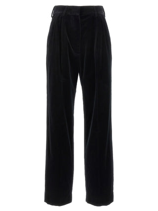 Black Cotton Dress Pants