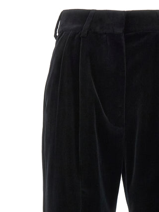 Black Cotton Dress Pants