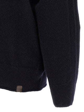 Blue Cashmere Cardigan