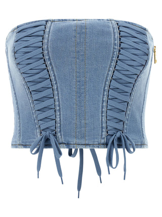 Blue Cotton Blouse