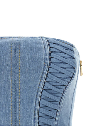 Blue Cotton Blouse