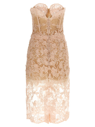 Multicolor Polyester Midi Dress