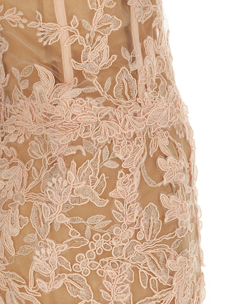 Multicolor Polyester Midi Dress
