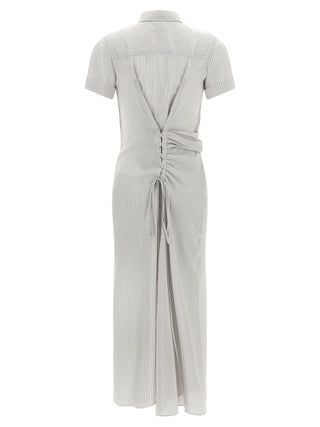 Multicolor Silk Long Dress