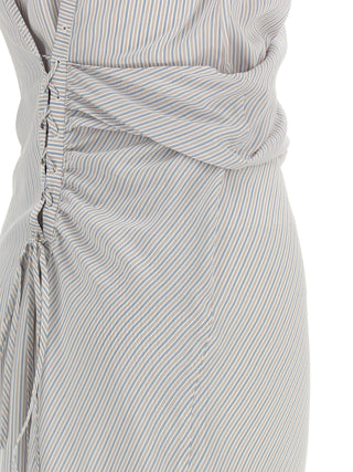 Multicolor Silk Long Dress