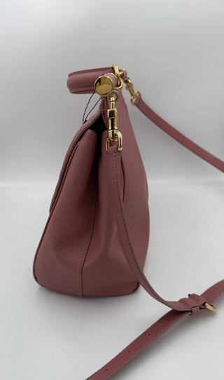 DOLCE & GABBANA SICILY Pink Large Handbag