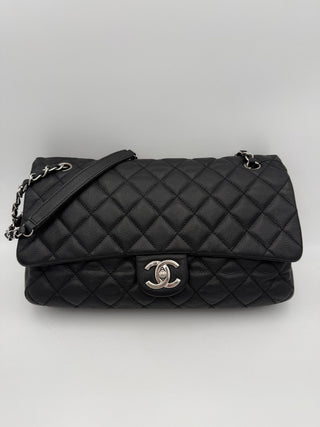 CHANEL Timeless Classique “ZIP FLAP BAG” Handbag
