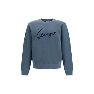 Blue Cotton Sweatshirt