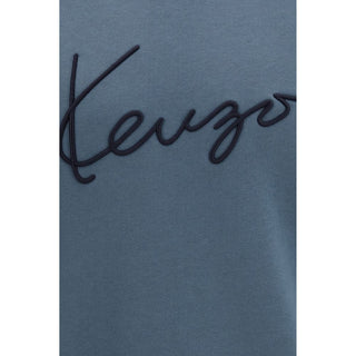 Blue Cotton Sweatshirt