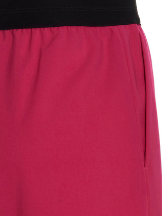 Bermudas de lana virgen fucsia