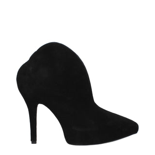Black Leather Ankle Boots