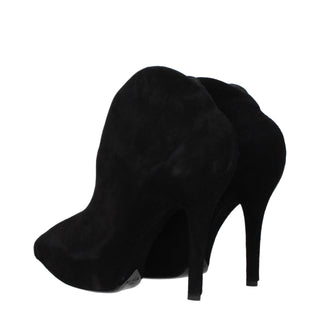 Black Leather Ankle Boots
