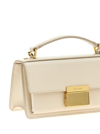 White Cowhide Handbag