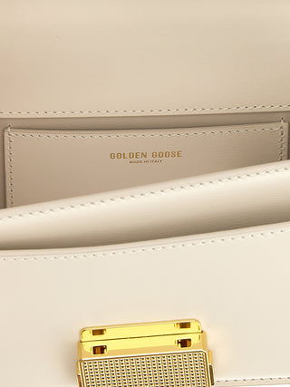 White Cowhide Handbag