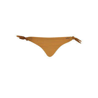 Bañador tipo slip marrón de poliamida para mujer