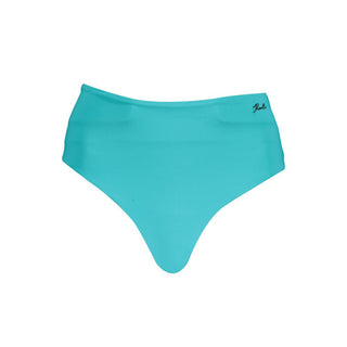 Bañador tipo slip azul de poliamida para mujer