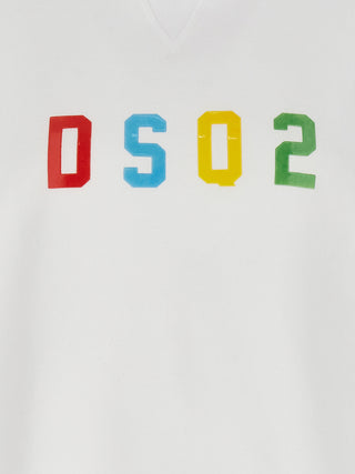 White Cotton Sweatshirt