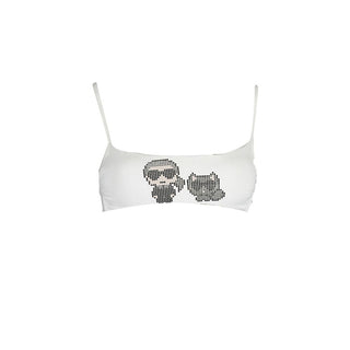 Bañador de mujer en poliamida blanco