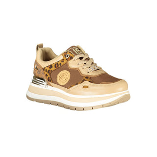 Marrone Polyurethane Women Sneaker
