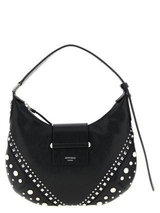 White Lamb Leather Shoulder Bag