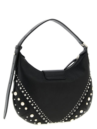 White Lamb Leather Shoulder Bag