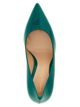 Bicolor Lamb Leather High Heel Pumps