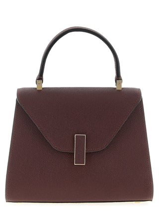 Bolso de mano de becerro burdeos