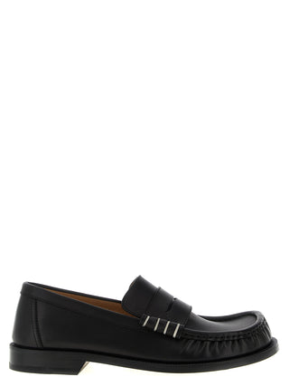 Mocasines Slip-On de Ternera Negra