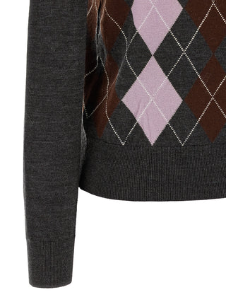 Gray Wool Cardigan