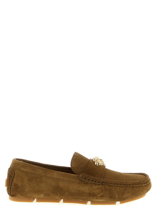 Mocasines slip-on de piel de becerro marrón