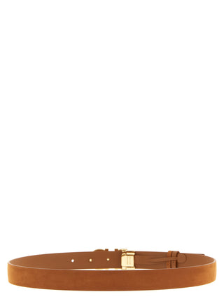 Brown Calfskin Regular Belt