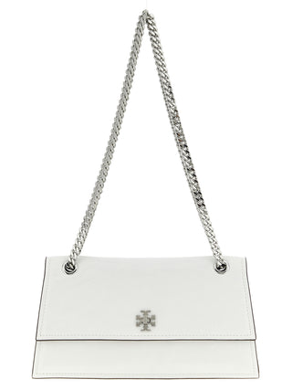 White Lamb Leather Shoulder Bag