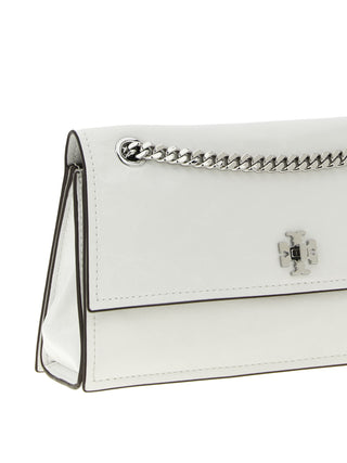 White Lamb Leather Shoulder Bag