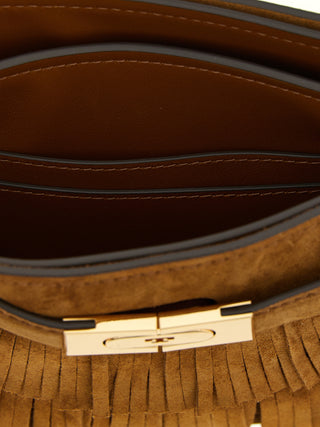Brown Bovine Leather Handbag
