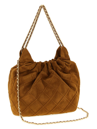 Brown Bovine Leather Handbag