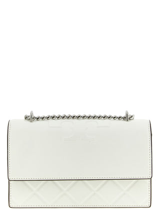 Bolso bandolera blanco de piel de cabra