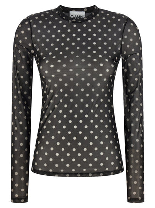 Black Polyester Sweatshirt