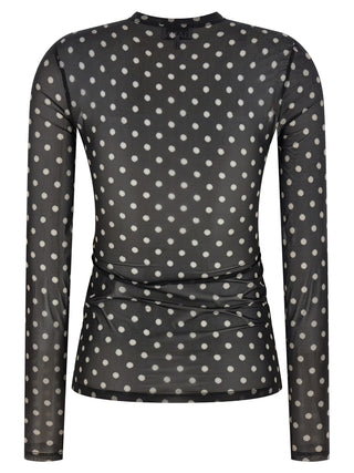 Black Polyester Sweatshirt