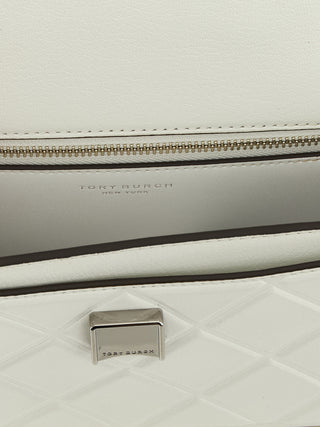 White Goatskin Crossbody Bag