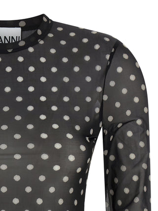 Black Polyester Sweatshirt