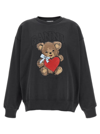 Sudadera de algodón orgánico negra