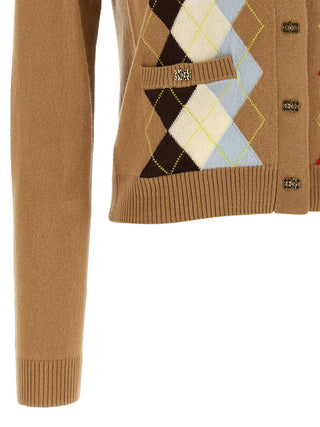 Beige Wool Cardigan