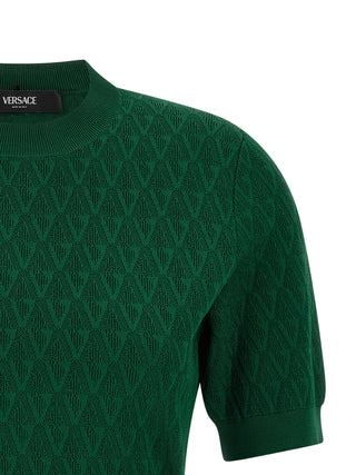 Bicolor Viscose T-Shirt