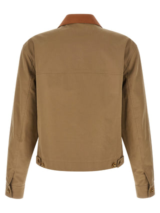 Beige Cotton Jacket