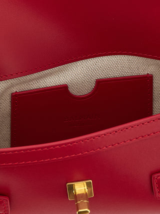 Bolso clutch de piel de becerro fucsia