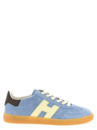 Zapatillas de piel de becerro azules