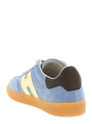 Zapatillas de piel de becerro azules