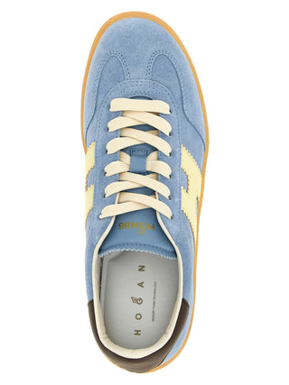 Zapatillas de piel de becerro azules