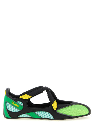Bicolor Polyethylene Ballet Flats